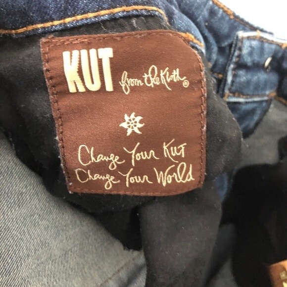 Kut from the Kloth Jeans Womens Size 4 Blue Sammie Straight Leg Low Rise - Picture 9 of 9